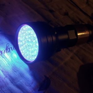 Black light led heavy duty flash light